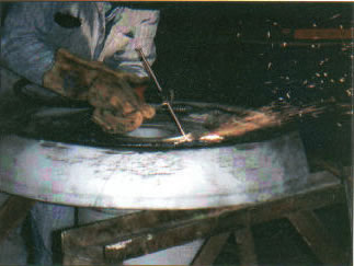 Kiln Thrust Roller Repair